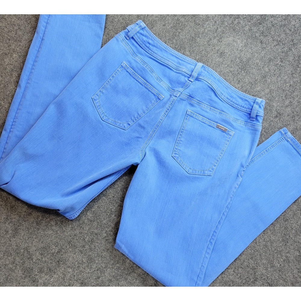 Chicos Jeans Womens 0/5 Blue So Slimming Stretch Slim Fit Skinny Leg Everyday